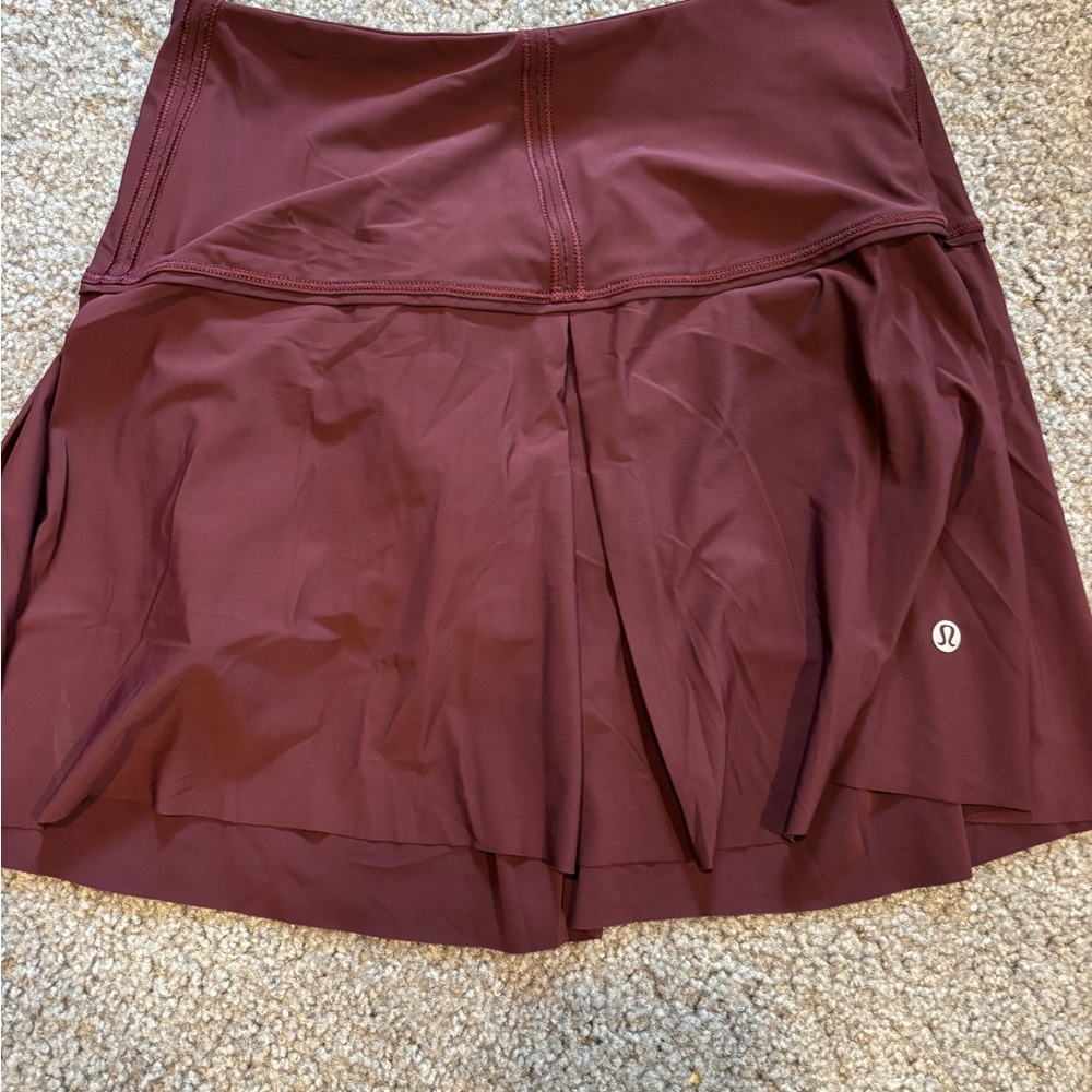 Lululemon Deep Burgundy Skirt